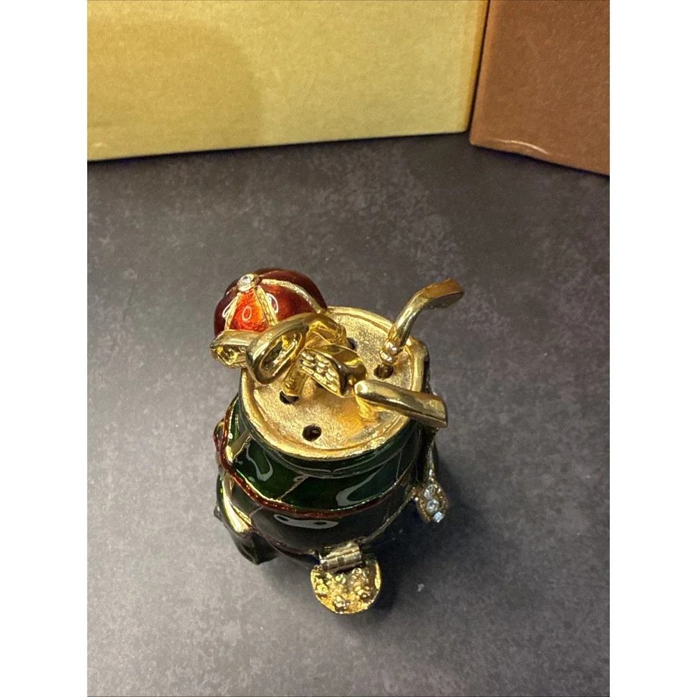 Hinged Golf Bag Trinket-see Pics On One Club.
